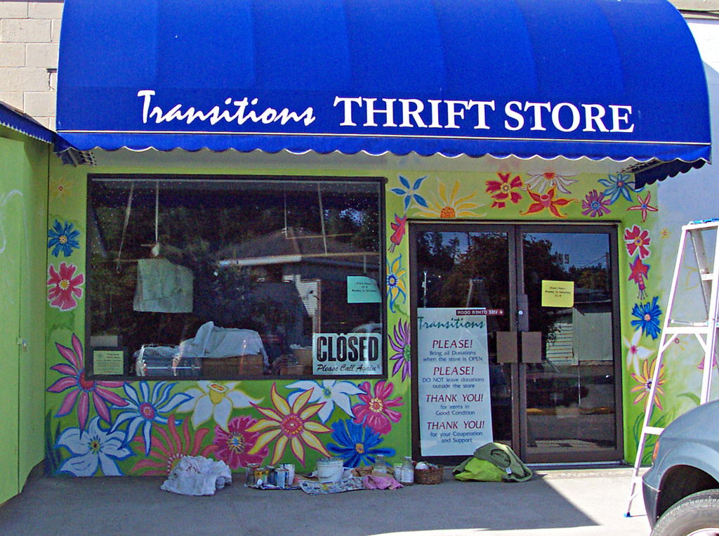 Flowers - Transitions Store, Ganges, Salt Spring Island, 2008