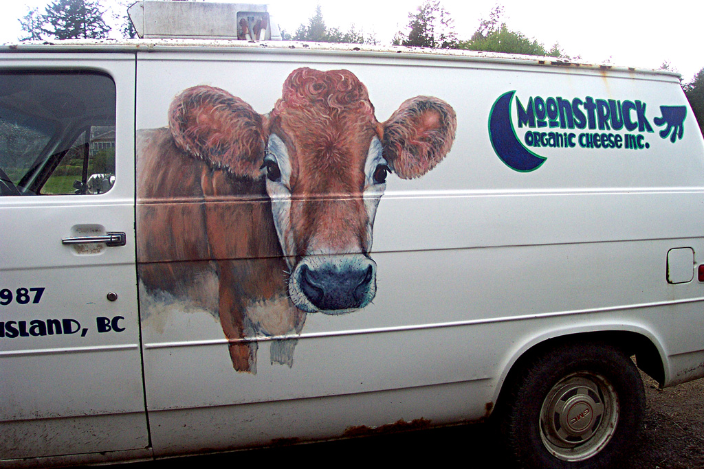 Moonstruck Cheese - Mobile Art, Salt Spring Island, 2004