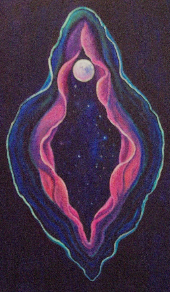 Cosmic Mother, acrylic on canvas 16"x20"